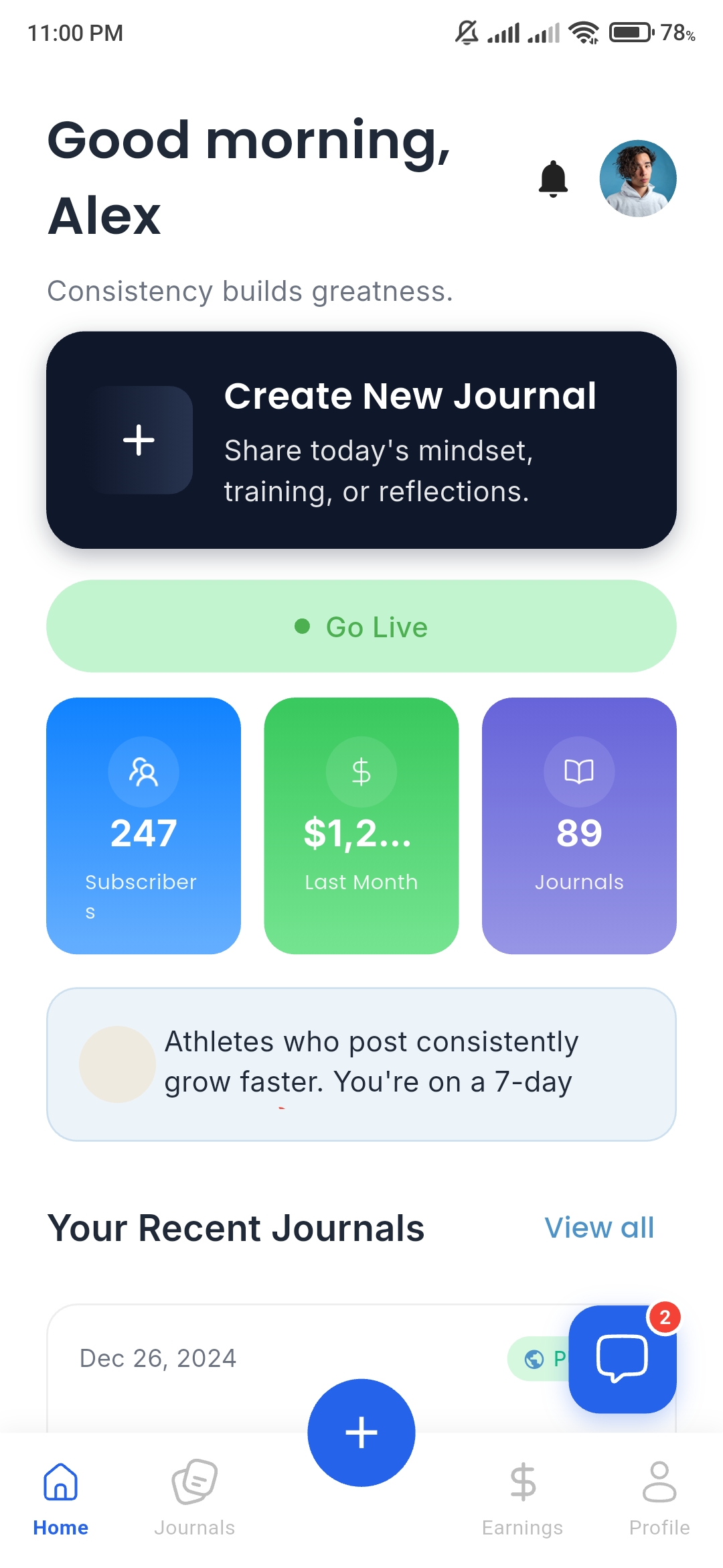 Home Dashboard